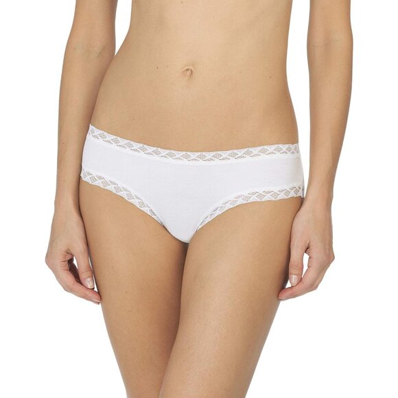 NWT Natori Womens Bliss Cotton Girl Briefs 156058 White XS - Picture 1 of 6